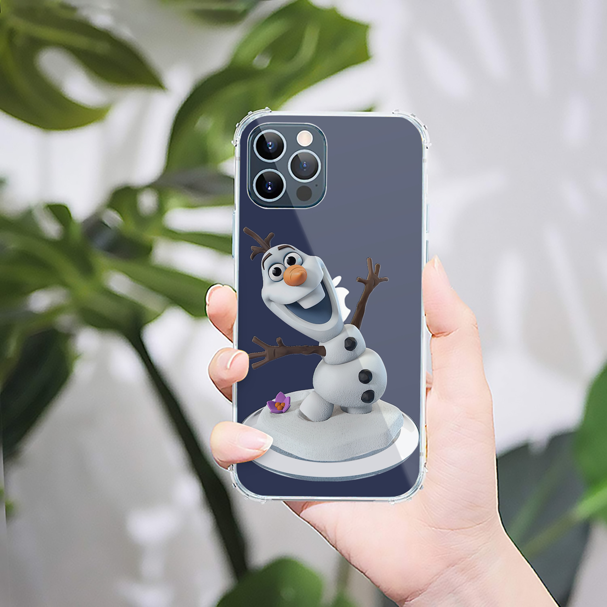 （画像用） アナと雪の女王 アンナ エルサ Frozen Anna Elsa 【iPhone 12シリーズ対応】透明スマホケース（クリアソフトケース）